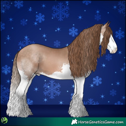 Horse Color:Brown Pearl Splash 