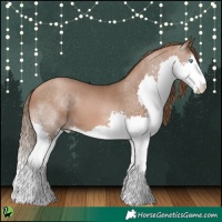 Horse Color:Brown Pearl Splash 