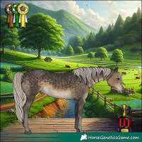 Horse Color:Silver Smoky Black 