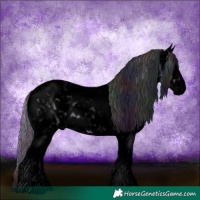 Horse Color:Void Nacre Watercolor Brown Pearl Dun Sabino Splash Tobiano Appaloosa 