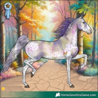 Horse Color:Watercolor Chocolate Palomino Onyx Splash Tobiano  and Watercolor Brown Onyx Splash 
