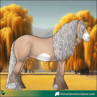 Horse Color:Silver Amber Champagne Frame 