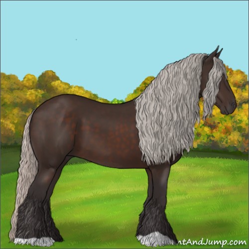 Horse Color:Silver Brown 