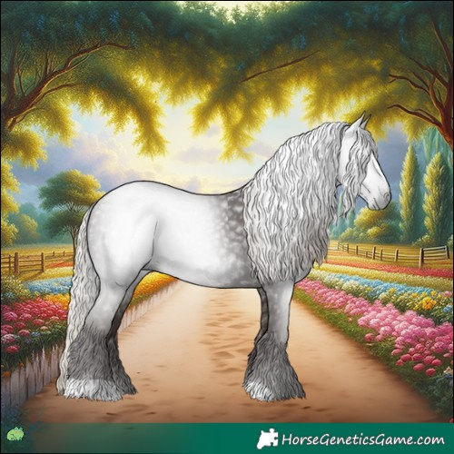 Horse Color:Gray Silver Black 
