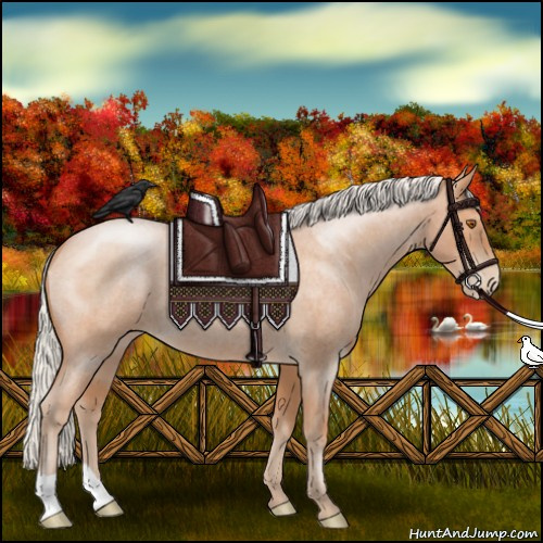 Horse Color:Silver Blue Roan Pearl 