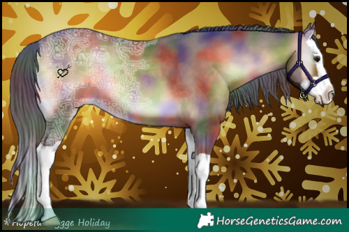 Horse Color:Nacre Bay Ice Onyx Splash 