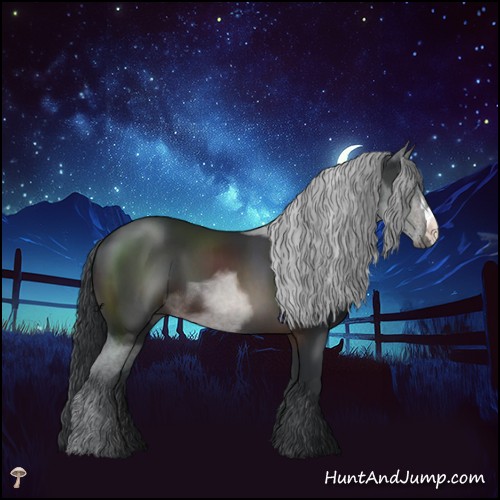 Horse Color:Brown Mushroom 