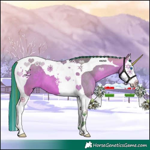 Horse Color:Painted Watercolor Bay Splash Tobiano 