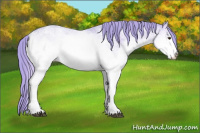 Horse Color:Watercolor White Spotted Red Onyx Ice