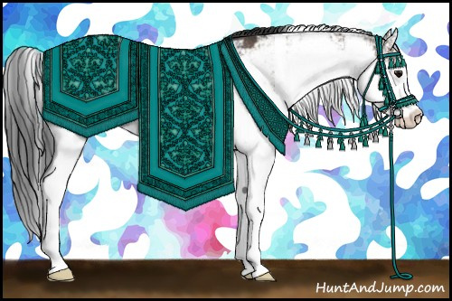 Horse Color:Brown Dun Sabino 