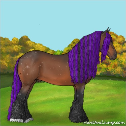 Horse Color:Painted Brown 