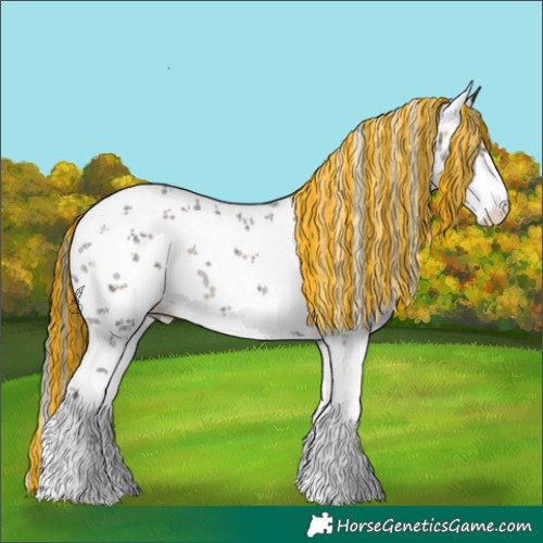 Horse Color:Painted Brown Ice Sabino