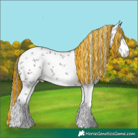 Horse Color:Painted Brown Ice Sabino 