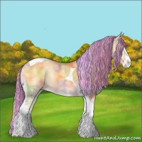 Horse Color:Painted Nacre White Spotted Gold Cream Champagne Ice Onyx Splash Tobiano 