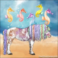 Horse Color:Painted White Spotted Silver Brown Splash Tobiano 