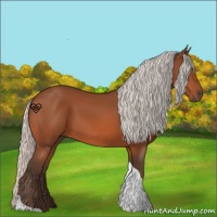 Horse Color:Silver Bay Tobiano 