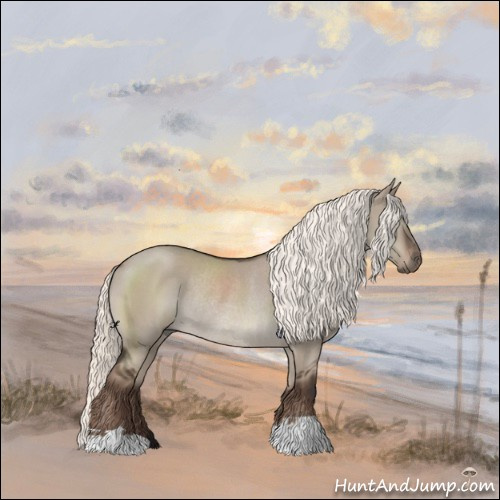 Horse Color:Liver Red Dun Mushroom Rabicano 