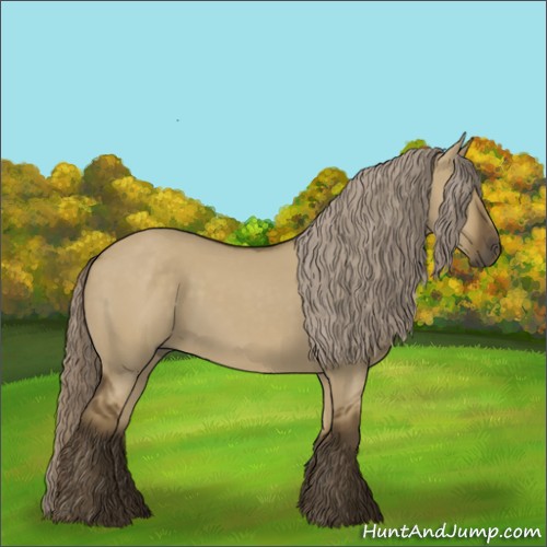 Horse Color:Chocolate Palomino Dun Rabicano 