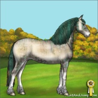 Horse Color:Plaid  Liver Red Onyx Ice Sabino 