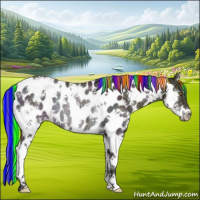 Horse Color:Painted White Spotted Midnight Liver Red Dun Ice Roan Pearl Splash Appaloosa Rabicano 