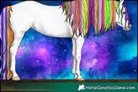 Horse Color:Gray Painted White Spotted Midnight Liver Chestnut Ice Splash Rabicano 