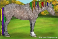 Horse Color:Painted Bay Ice 