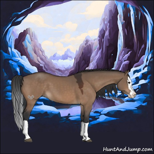 Horse Color:Brown Dun Splash 