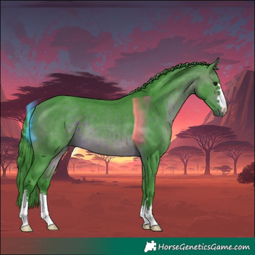 Horse Color:Watercolor Brown 