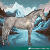 Horse Color:Silver Grullo Ice 
