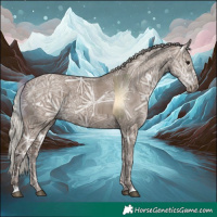 Horse Color:Silver Grullo Ice 