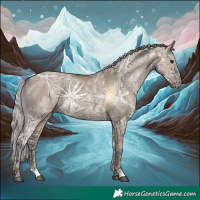 Horse Color:Silver Grullo Ice 