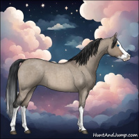 Horse Color:Brown Roan Dun Splash 