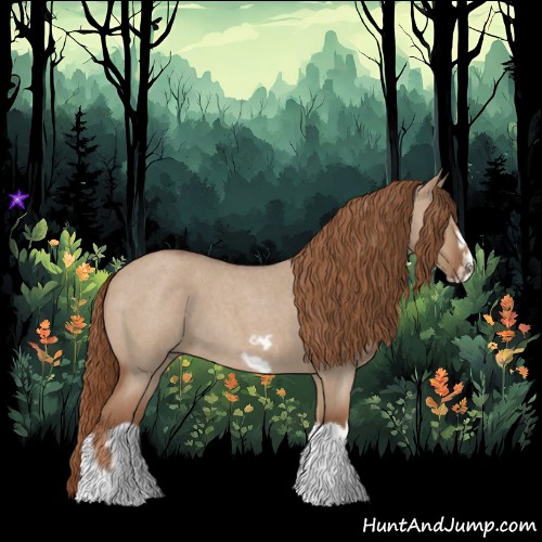 Horse Color:Red Dun Roan Splash Frame Rabicano