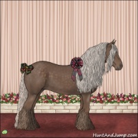 Horse Color:Silver Black 