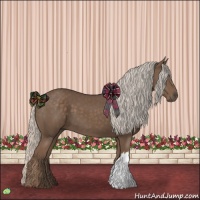 Horse Color:Silver Black 