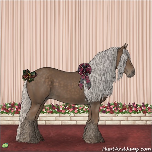 Horse Color:Silver Black 