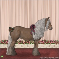 Horse Color:Silver Black 