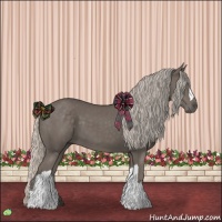 Horse Color:Silver Black 