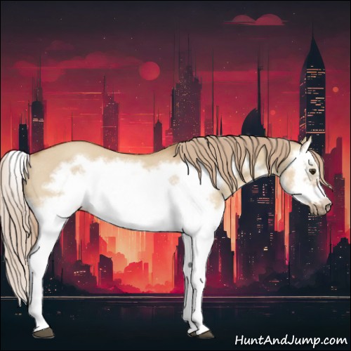 Horse Color:Red Dun Roan Splash Frame Rabicano 