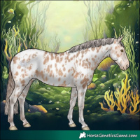 Horse Color:Amber Champagne Appaloosa  and Amber Champagne Appaloosa 
