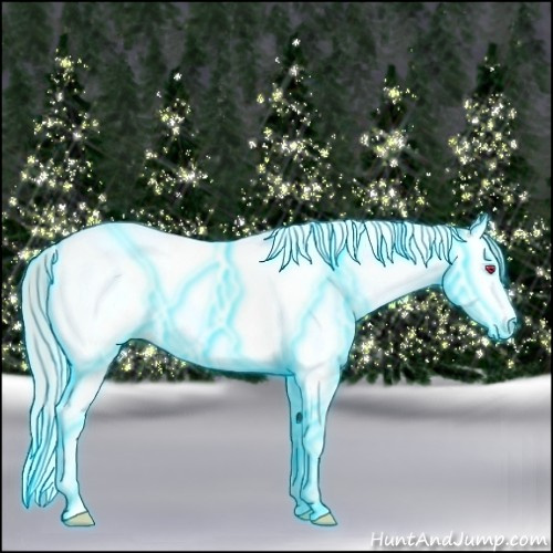 Horse Color:Thunderstruck Watercolor White Spotted Silver Buckskin Chinchilla Pearl Splash Tobiano Rabicano 