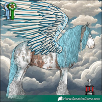 Horse Color:Watercolor Brown Ice Sabino 