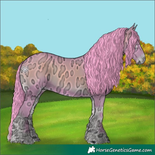Horse Color:Watercolor Blue Onyx Ice