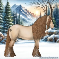 Horse Color:Bay Pearl Dun Sabino 