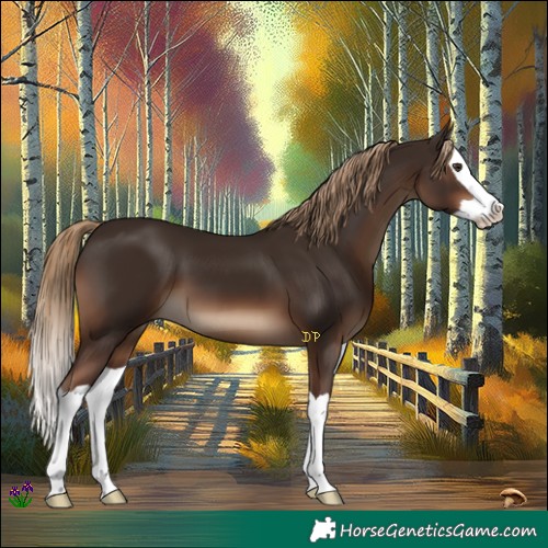 Horse Color:Liver Chestnut Splash 