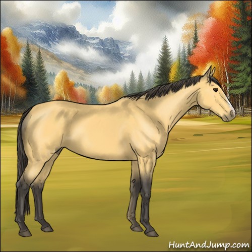 Horse Color:Buckskin 