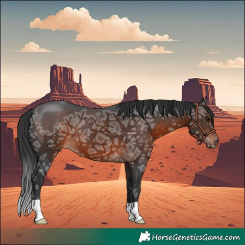 Horse Color:Brown Ice 