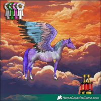 Horse Color:Watercolor Brown Roan Tobiano and Watercolor Brown Splash Tobiano