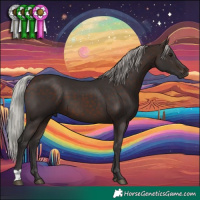 Horse Color:Silver Brown 
