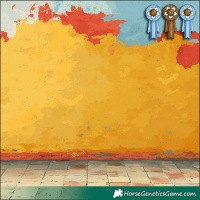 Horse Color:Bay Dun Appaloosa Rabicano 